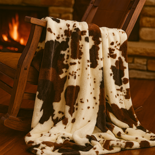 Samuel & Lily?s Cozy Cow Blanket